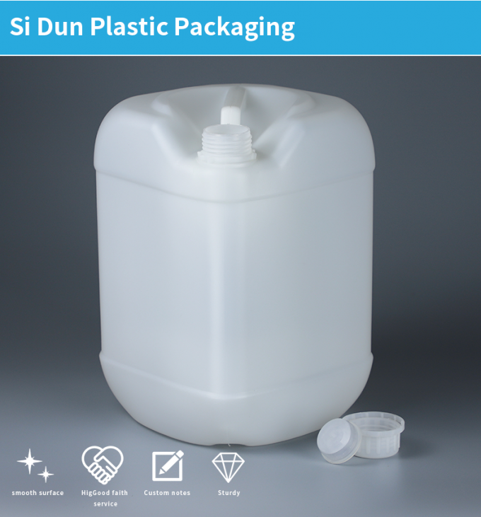 Paint 10L HDPE Plastic Jerry Can Containers With Handle 558g