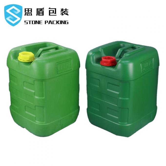 Plastic Tight Head 25L 5 Gallon Chemical Containers 63mm Rieke Opening