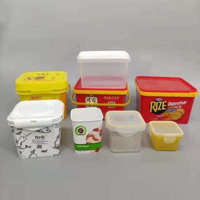 Convenient Use Food Grade Plastic Barrel Multiple Sizes Rectangular Shape