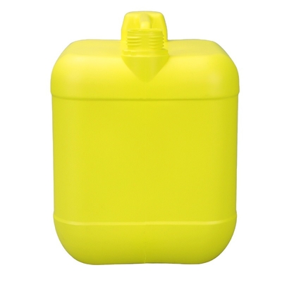 Yellow 39mm 10L HDPE Container Plastic Bottle With Handle 302mm