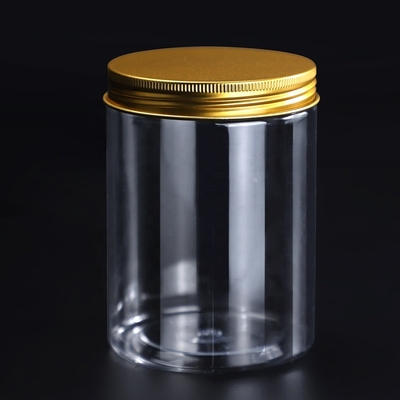 Acid Etch PET Plastic Bottles 13g Plastic Storage Jar With PP Screw Cap