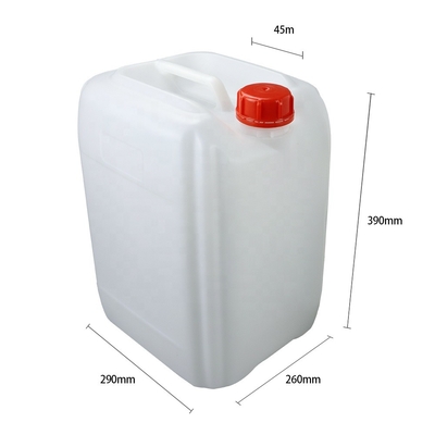 Caliber 47mm White Square HDPE Plastic Water Tank 20 Ltr 450g