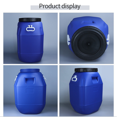 80*47mm 50L Plastic Drum Plastic Chemical Containers Open Top With Handle