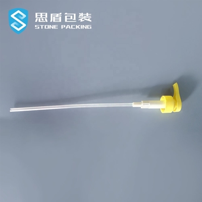Household Width 170mm Pump Plastic Bottle With Handle 350g