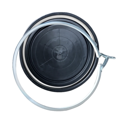 160L HDPE Blue Drum Plastic Chemical Containers With Iron Hoop Ring