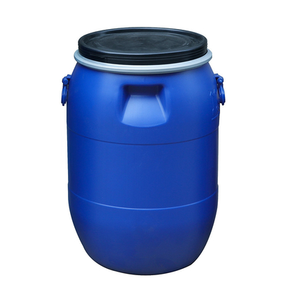 Round Plastic HDPE 100% 120l Blue Chemical Barrel Open Top