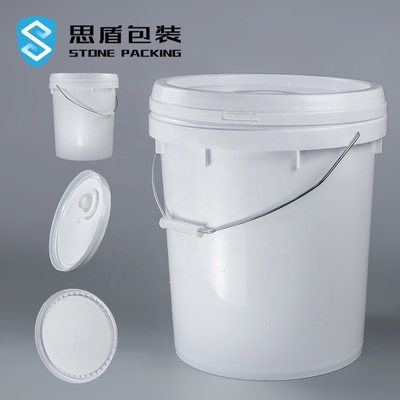 Reusable 2.0mm 20 Litre Paint Bucket With Lids BPA Free