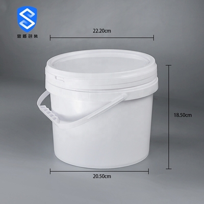 5L 1 Gallon High Density Polyethylene Bucket Food Safe ISO 9001