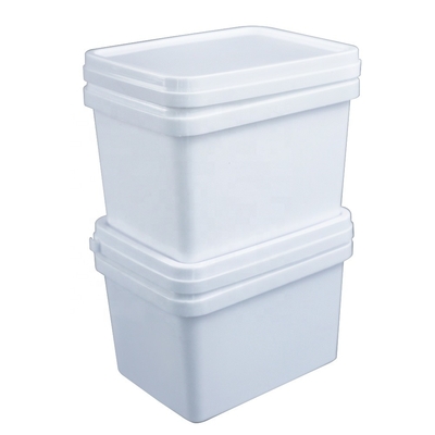 ISO 9001 5 Gallon Chemical Containers White Bucket 141*103*120mm