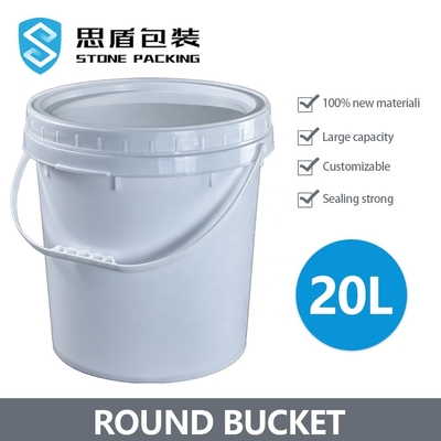 Top Dia 30cm 20 Litre Paint Bucket With Handle 90 Mils Thick