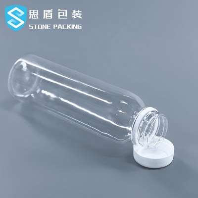 32mm PET Plastic Bottles 350ml For Beverage Milk Juice