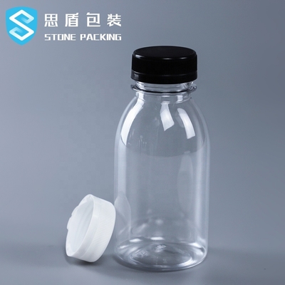 Household Products 34mm Clear Plastic PET Plastic Bottles 250ml 28g