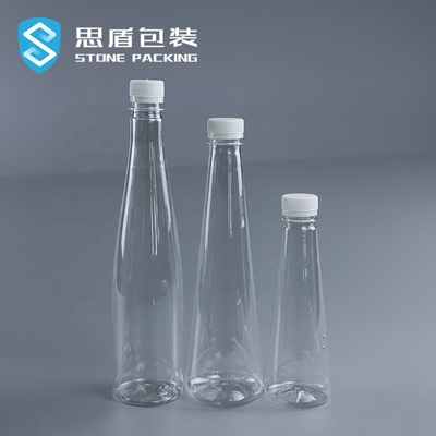 25mm Water PET Plastic Bottles Transparent Clear 280ml