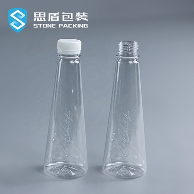 25mm Water PET Plastic Bottles Transparent Clear 280ml