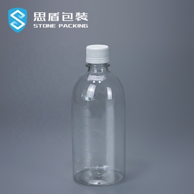 Shrink Sleeve 1000ml 500ml PET Screw Top Plastic Bottle 38g 51g