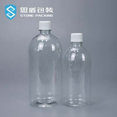 Shrink Sleeve 1000ml 500ml PET Screw Top Plastic Bottle 38g 51g
