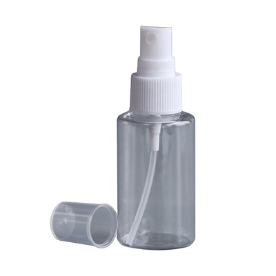 Recyclable 40ml Alcohol Transparent PET Spray Bottle 73*34mm