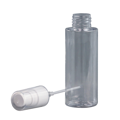 Transparent 18mm 100ML PET Spray Bottle With Nozzle 13g