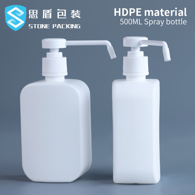 Acid Etch 500ml Plastic Pump PET Spray Bottles For Clean Liquid