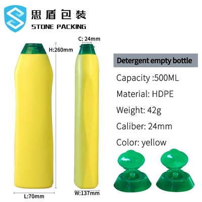 Cleaning Fluid Acid Etch 500ml Lotion Pump High Density Polyethylene Water Bottles