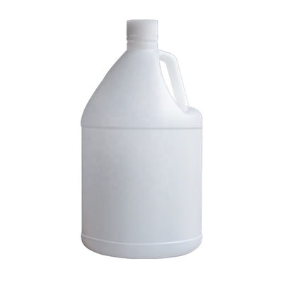 Translucent 3.8L HDPE Round 1 Gallon Chemical Containers With Handle